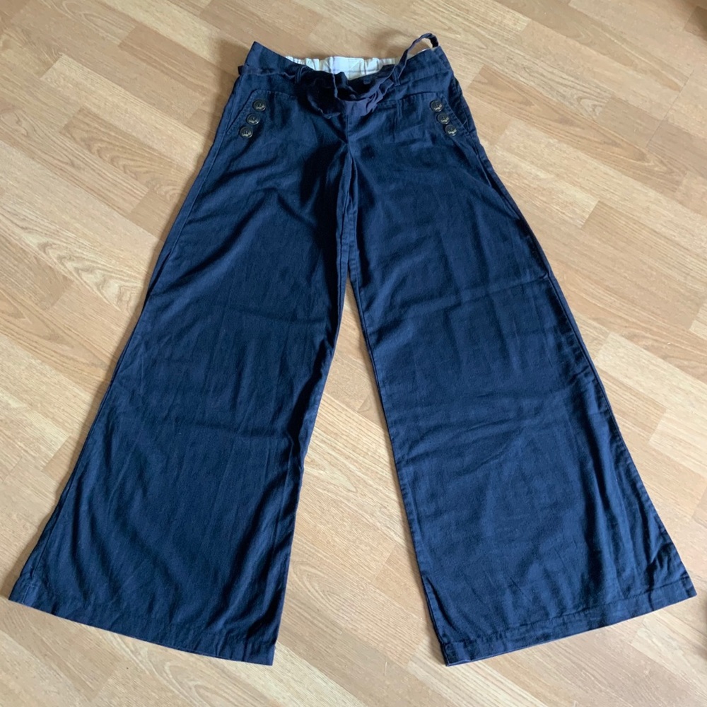Zinc Linen Wide Leg Pants